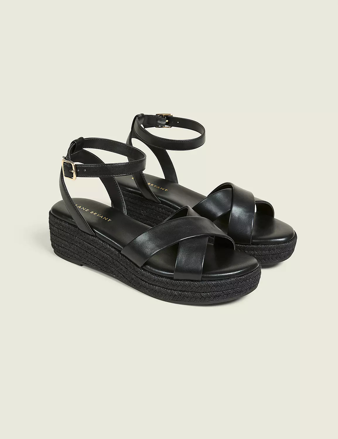 Dream Cloud Ankle Strap Espadrille Wedge | Lane Bryant (US)