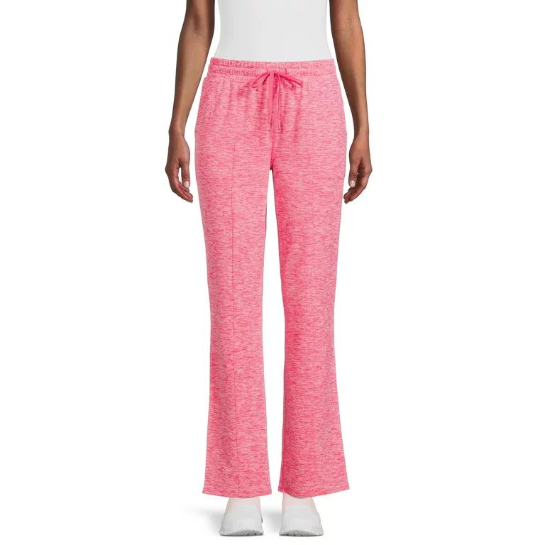 Athletic Works Women's Super Soft Straight Leg Knit Pants, 30.50" Inseam, Sizes XS-XXXL | Walmart (US)