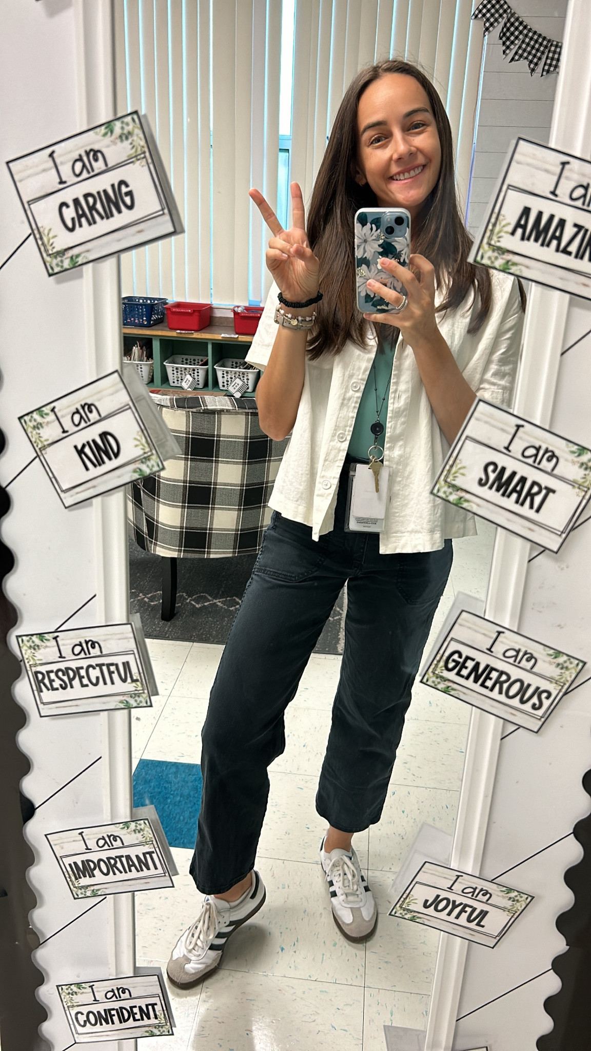 Back to teacher outfits! 

These Levi pants are my favorite and are perfect with my Adidas! 

My bodysuit runs a bit small so size up. 

#LTKSeasonal #LTKStyleTip #LTKFindsUnder50