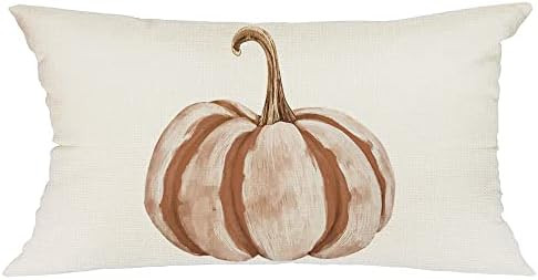 GEEORY Fall Pillow Cover 12x20 inch Watercolor Pumpkin Farmhouse Lumbar Throw Pillow Cover for Au... | Amazon (US)
