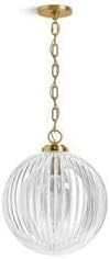 EMBRA™ 1 LIGHT PENDANT - BRUSHED MODERN BRASS | Amazon (US)