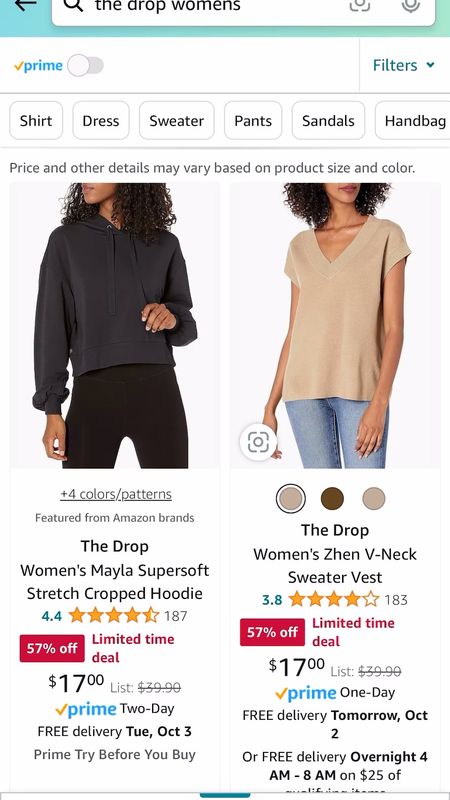 Just doing some Sunday online shopping and came across some insane Amazon deals for The Drop. Grab these savings before they’re gone! 

#LTKstyletip #LTKsalealert #LTKxPrime