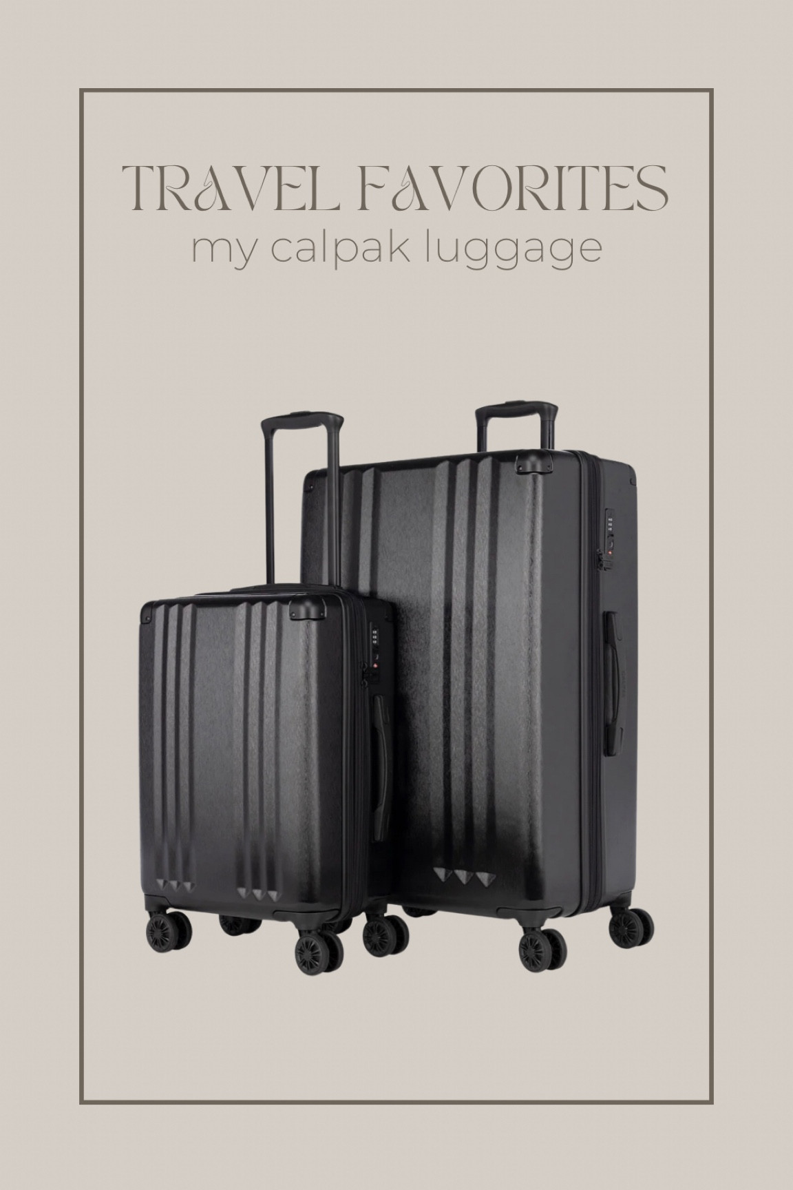 My favorite luggage that has been with my through at least 8 trips and a ton of airports and planes 🖤

#LTKtravel #LTKFind