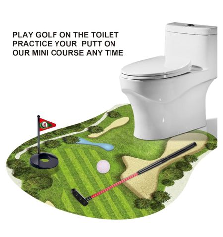 Amazon find Father’s Day Ideas Toilet Golf Game-Practice Mini Golf in Any Restroom/Bathroom - Great Toilet Time - Dad Gifts, Funny Gifts for Dad, Funny White Elephant Gifts, Gag Gifts for Husband, Boyfriend, Men.

#LTKMens #LTKGiftGuide