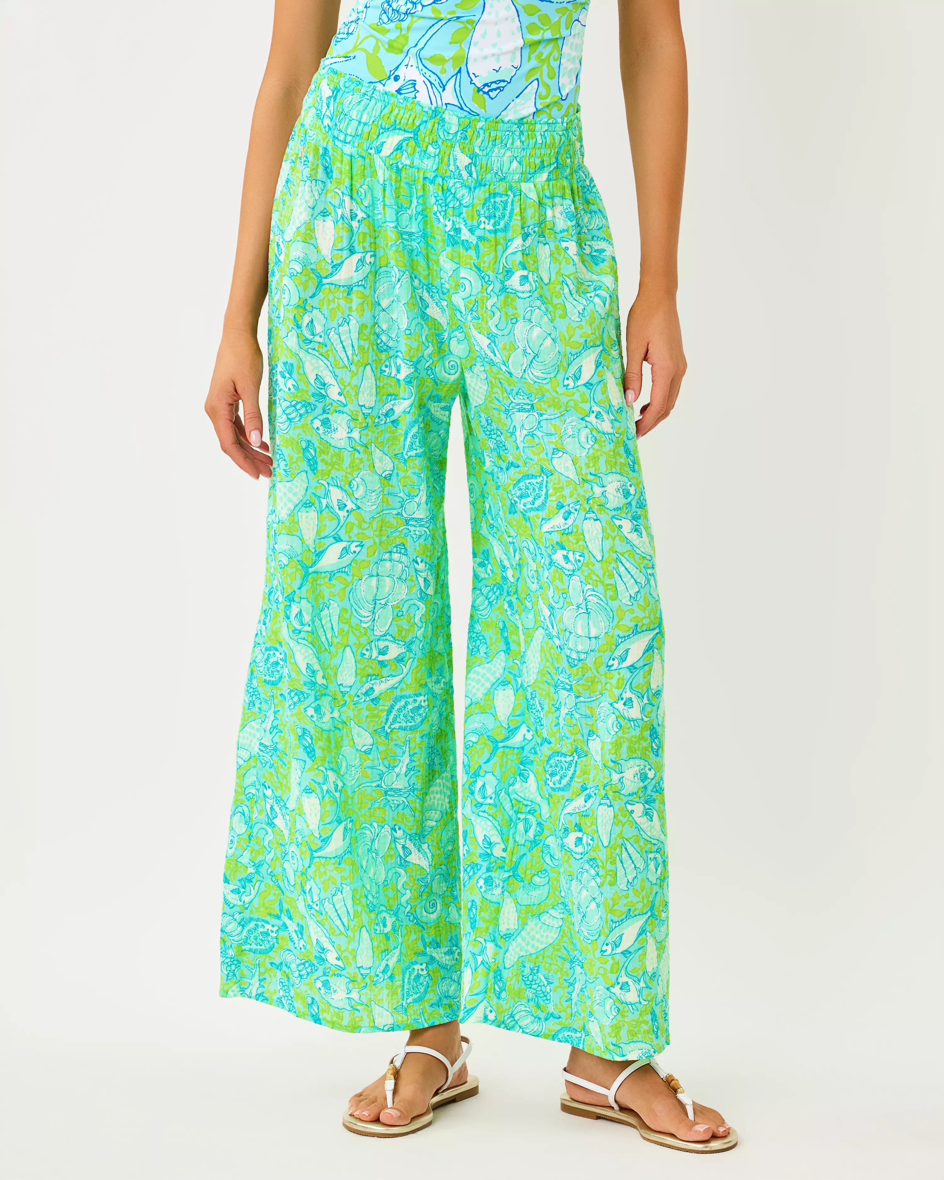 30" Enzo Cotton Cover-Up Pant | Lilly Pulitzer