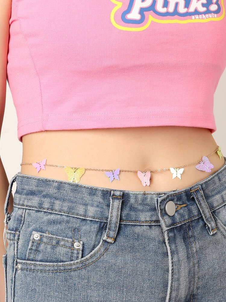 Butterfly Decor Waist Chain | SHEIN