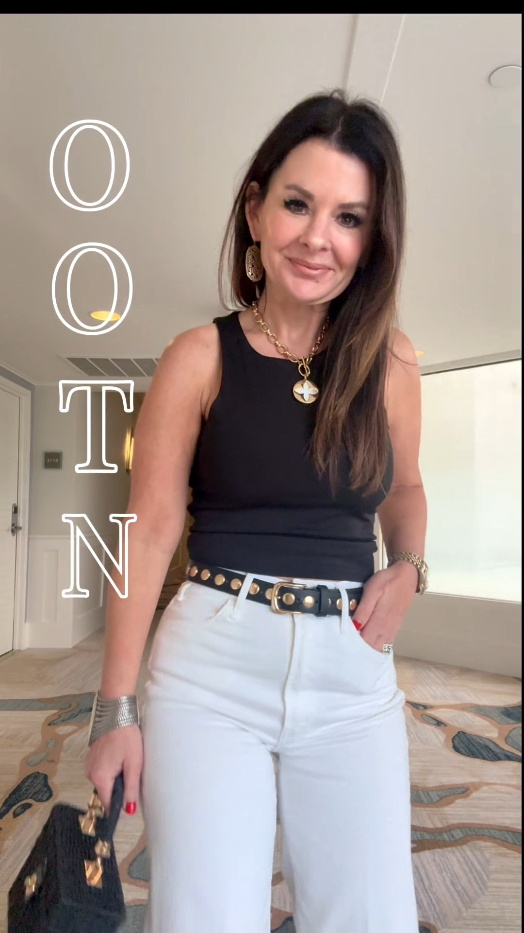 Night out look in my favorite white denim!! Mix of high and low pieces here!!!

#LTKgrwm #LTKootd