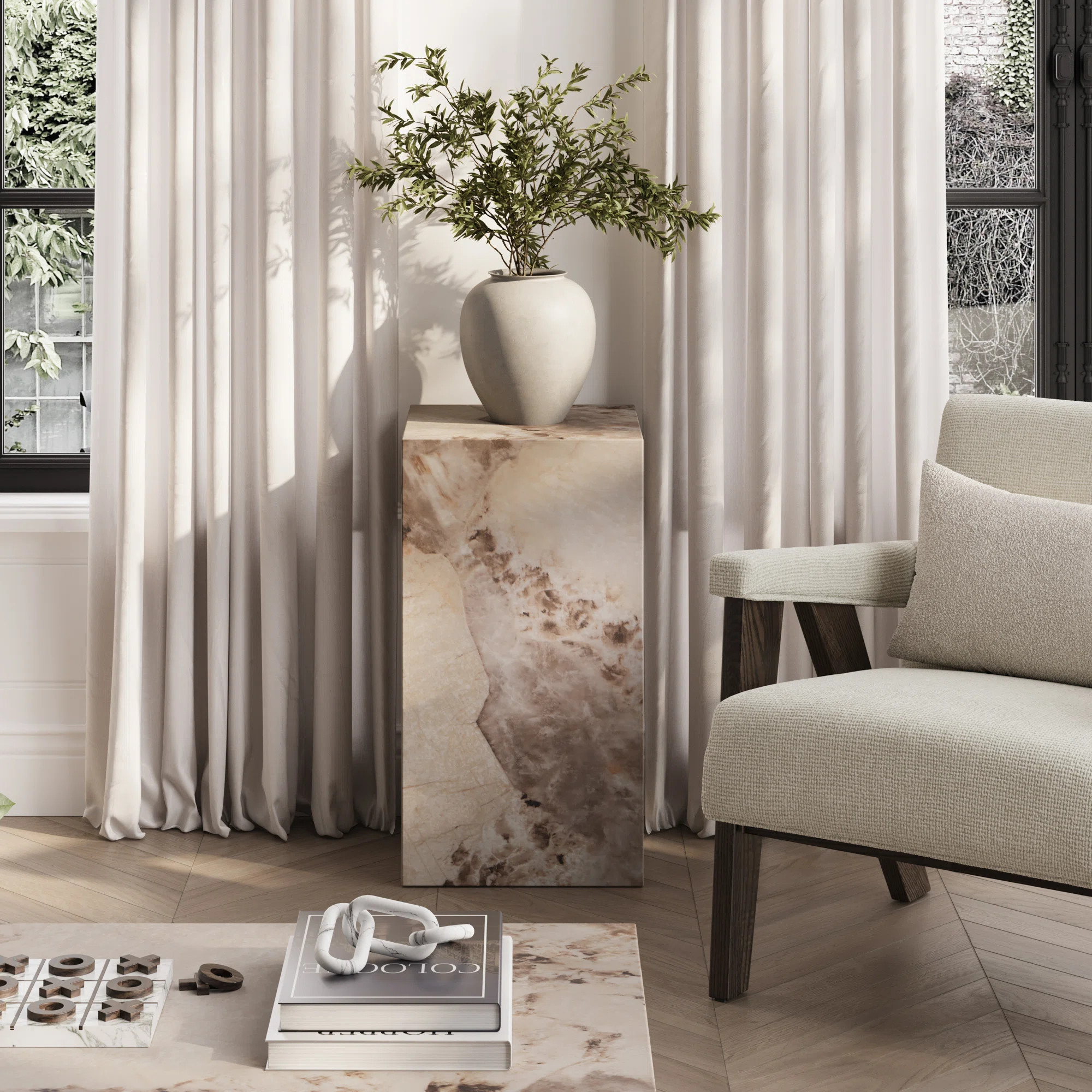 Delvia Pandora Small Pedestal | Wayfair UK