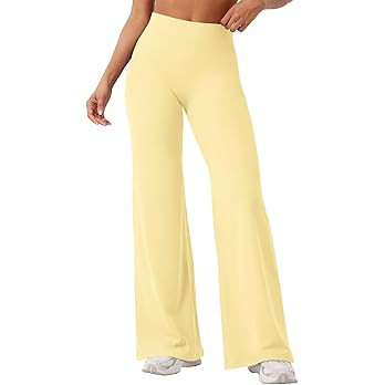 YEOREO Workout Leggings Womens No Front Seam Straight Leggings 29"/ 31.5"/ 33"/ 35" High Waist Bu... | Amazon (US)