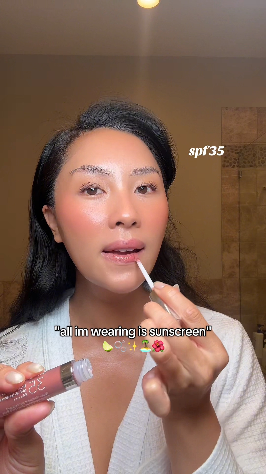 My favorite summertime “makeup” items- the more SPF the better IMO!! 
Everything is currently on sale too. 

Face shield flex - medium 
Total eye- medium
Sheer matte powder 
Pressed foundation - tan natural
Blush - berry 
Lip gloss - coral 

#LTKBeauty #LTKTravel #LTKSaleAlert