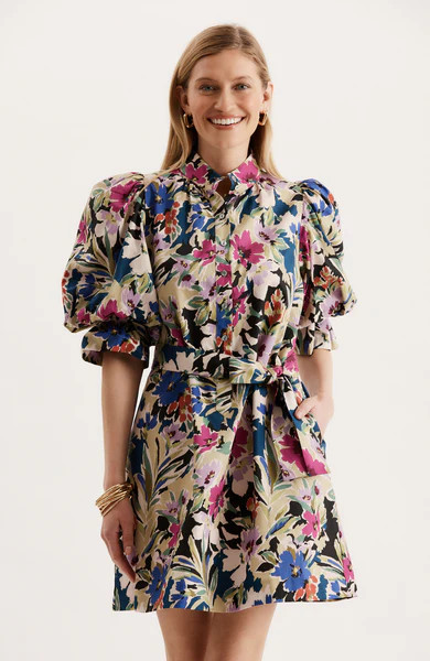 Lydia Watercolor Floral Dress - Watercolor Floral | tyler boe