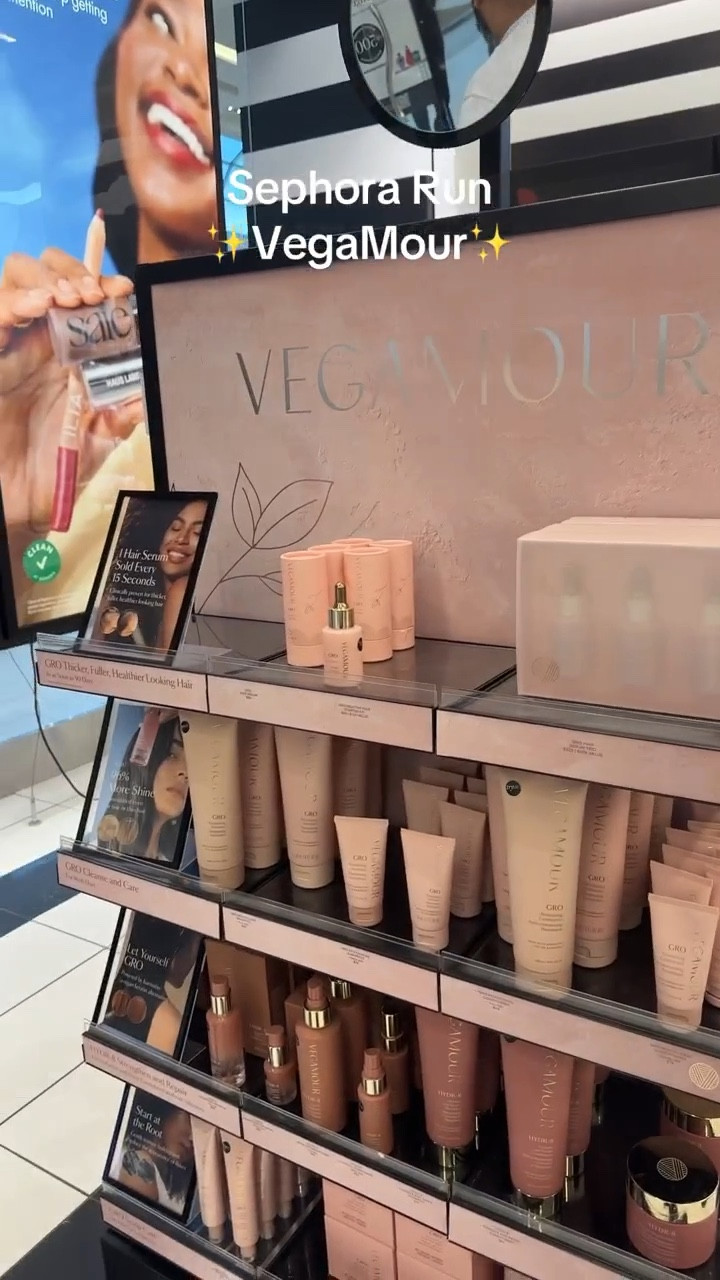 Just stocked up on my fave @VEGAMOUR hair products at Sephora! 🌿✨ In just 90 days, my hair is fuller, thicker, and healthier. Plus, it’s free from all the bad stuff and totally cruelty-free. 
(Hair, hairloss, hairstyle, thinninghair, hairjourney, shorthair, longhair)

Have you tried these products?

#HairGoals #SephoraHaul #VEGAMOUR #HealthyHair #CrueltyFreeBeauty #HairCareRoutine #BeautyBlogger #veganbeauty #vegamourresults #sephorafinds #partner #hair #explore #reels
