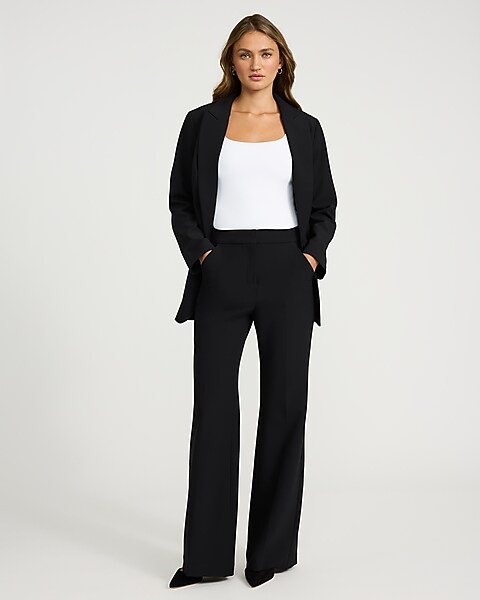 Editor High Waisted Trouser Flare Pant | Express