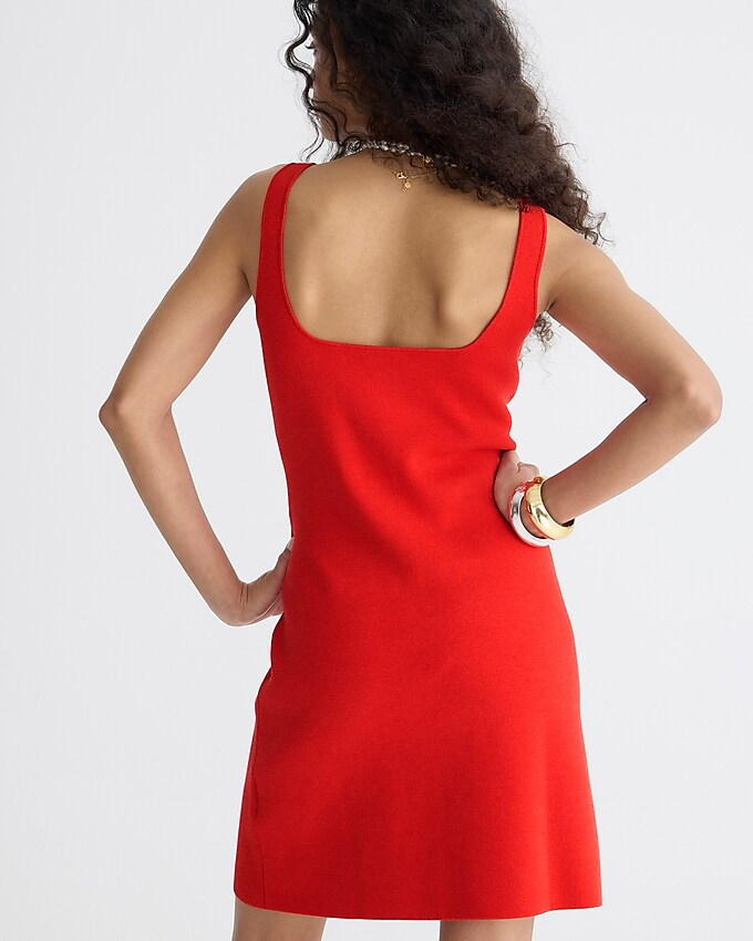 Squareneck mini sweater-dress | J. Crew US