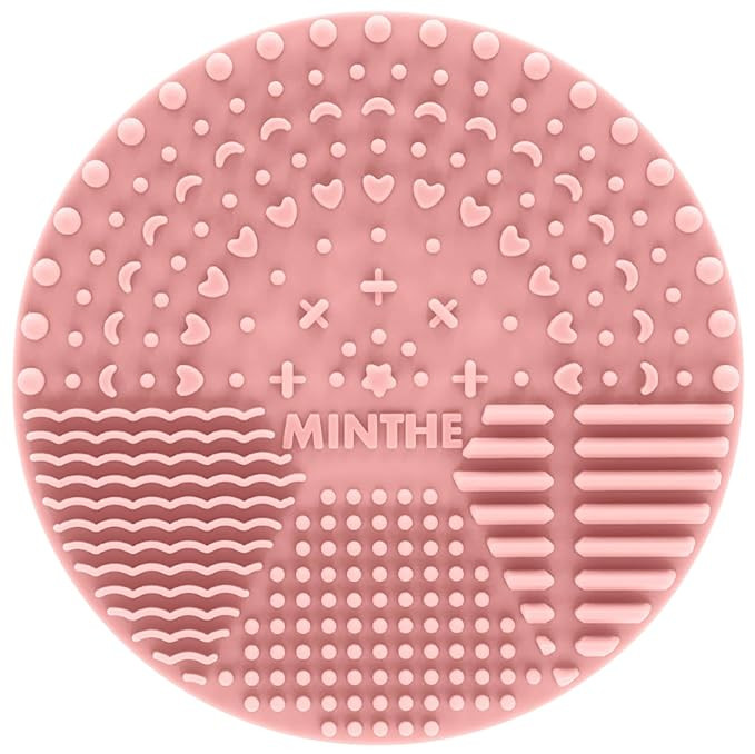 MINTHE™ Makeup Brush Cleaner Mat | 2 Pack | Silicone Make up Cleaning Pad | Amazon (US)