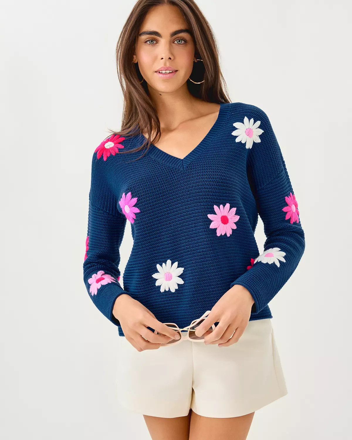 Tensley Embroidered Sweater | Lilly Pulitzer
