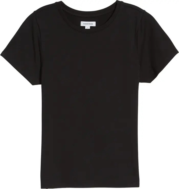 Nordstrom Pima Cotton Blend Crewneck T-Shirt | Nordstrom | Nordstrom
