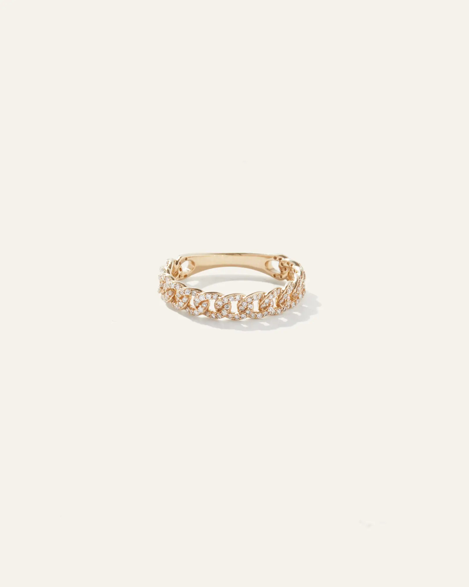 14K Gold Diamond Chain Ring | Quince