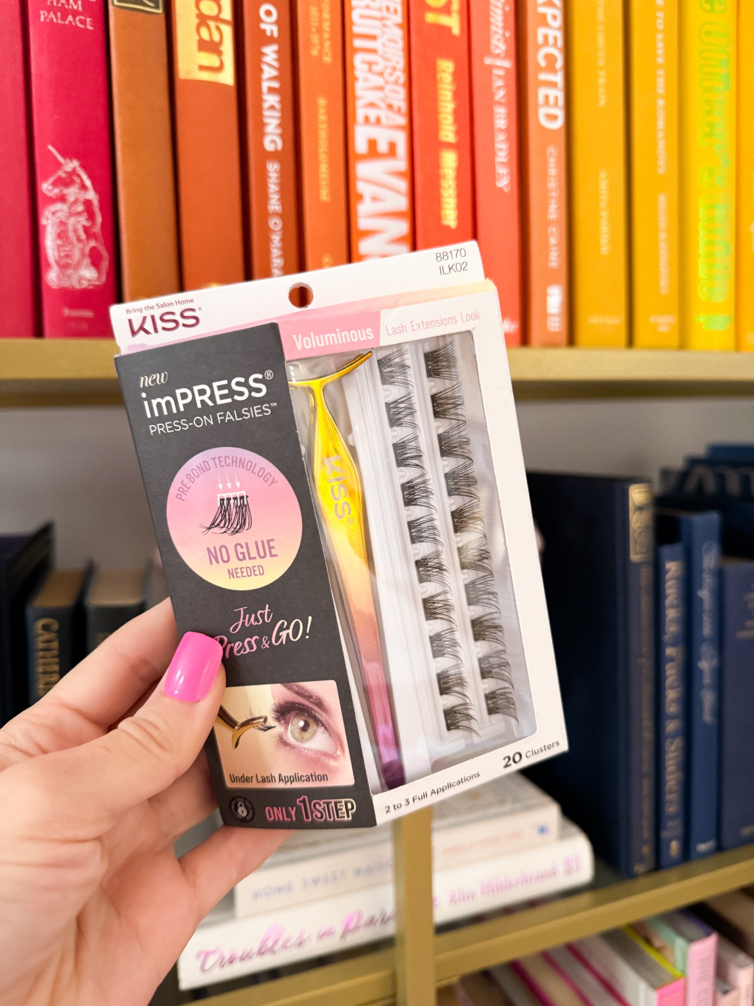 My FAVE lashes to wear, the Impress Press on falsies. Fake lashes. Press on lashes. Target finds. 

#LTKbeauty