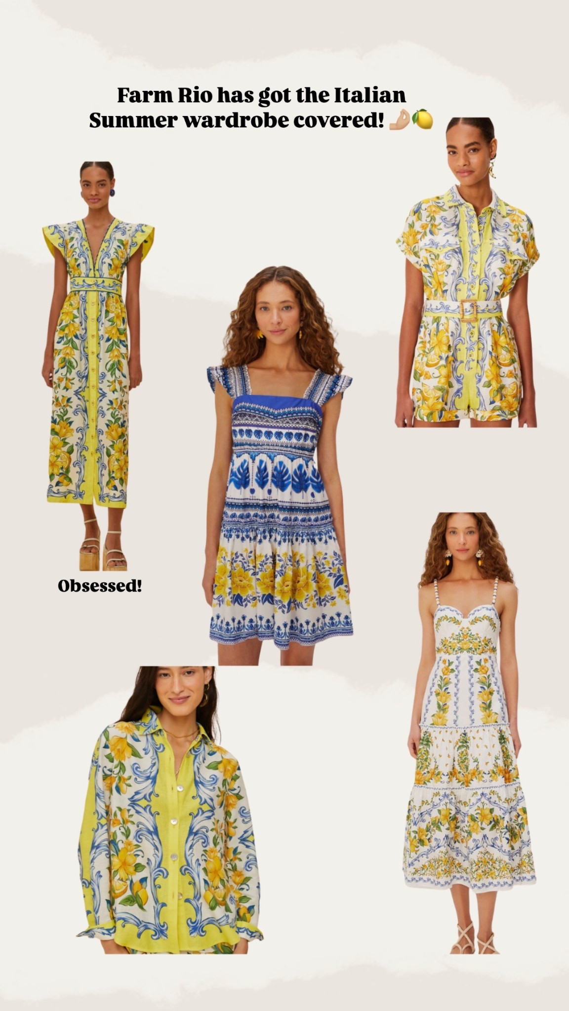 Farm Rio x Italian Summer 🍋

#LTKStyleTip #LTKSeasonal #LTKSummerEdit