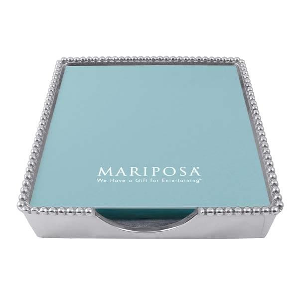 Beaded Luncheon Napkin Holder with Insert | Mariposa