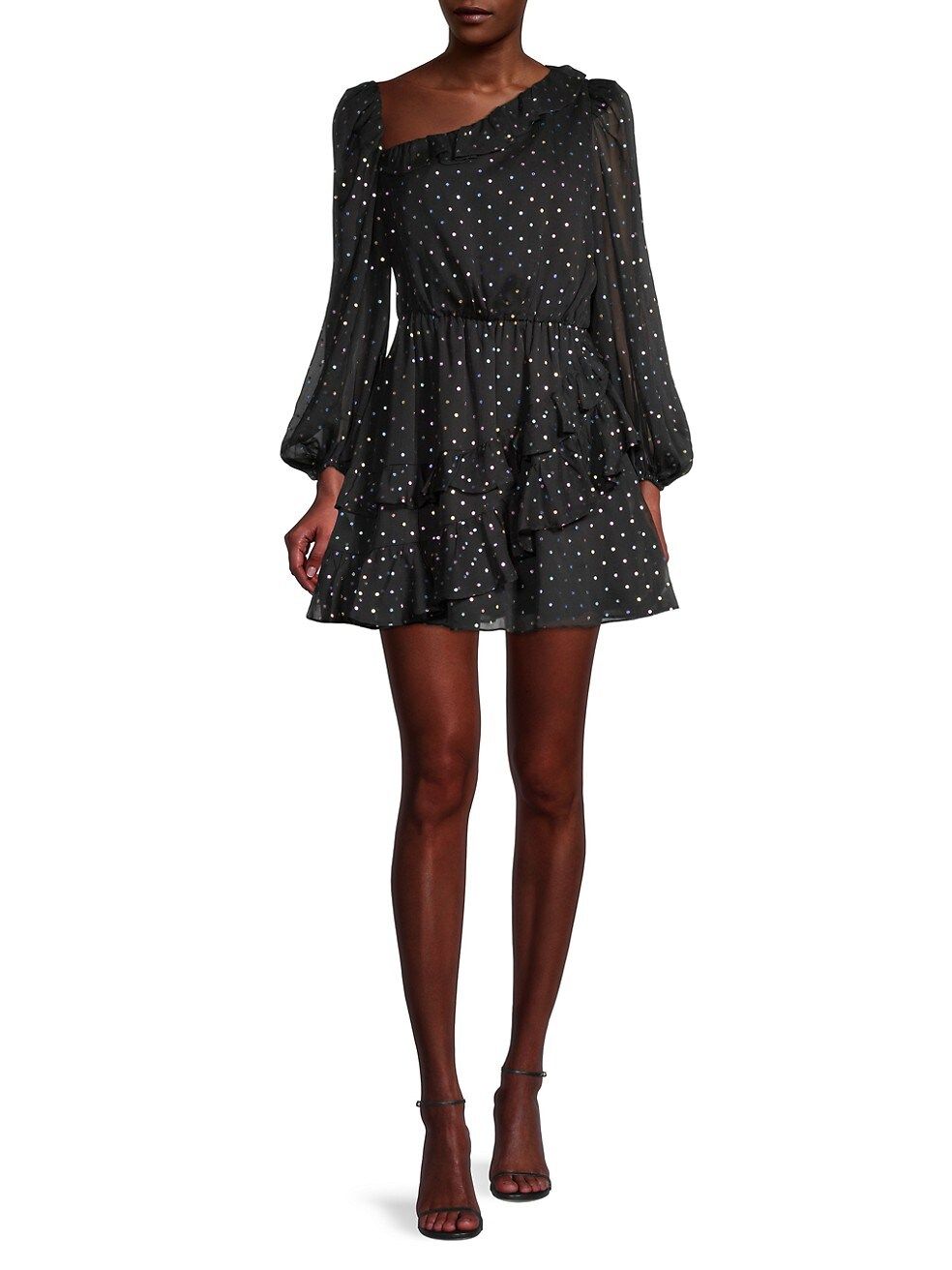 Antonella Dobby Dot Minidress | Saks Fifth Avenue