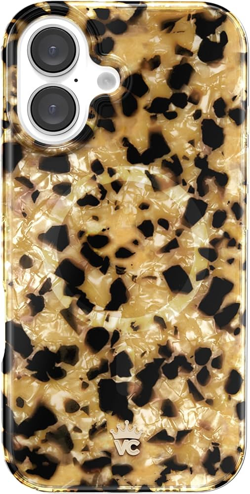 Velvet Caviar Tortoise Shell Phone Case for iPhone 16 - Protective Luxury Designer Cases - Compat... | Amazon (US)