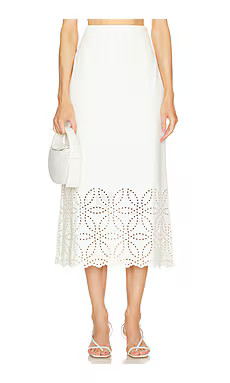 SILVIA TCHERASSI Atira Skirt in Pearl from Revolve.com | Revolve Clothing (Global)