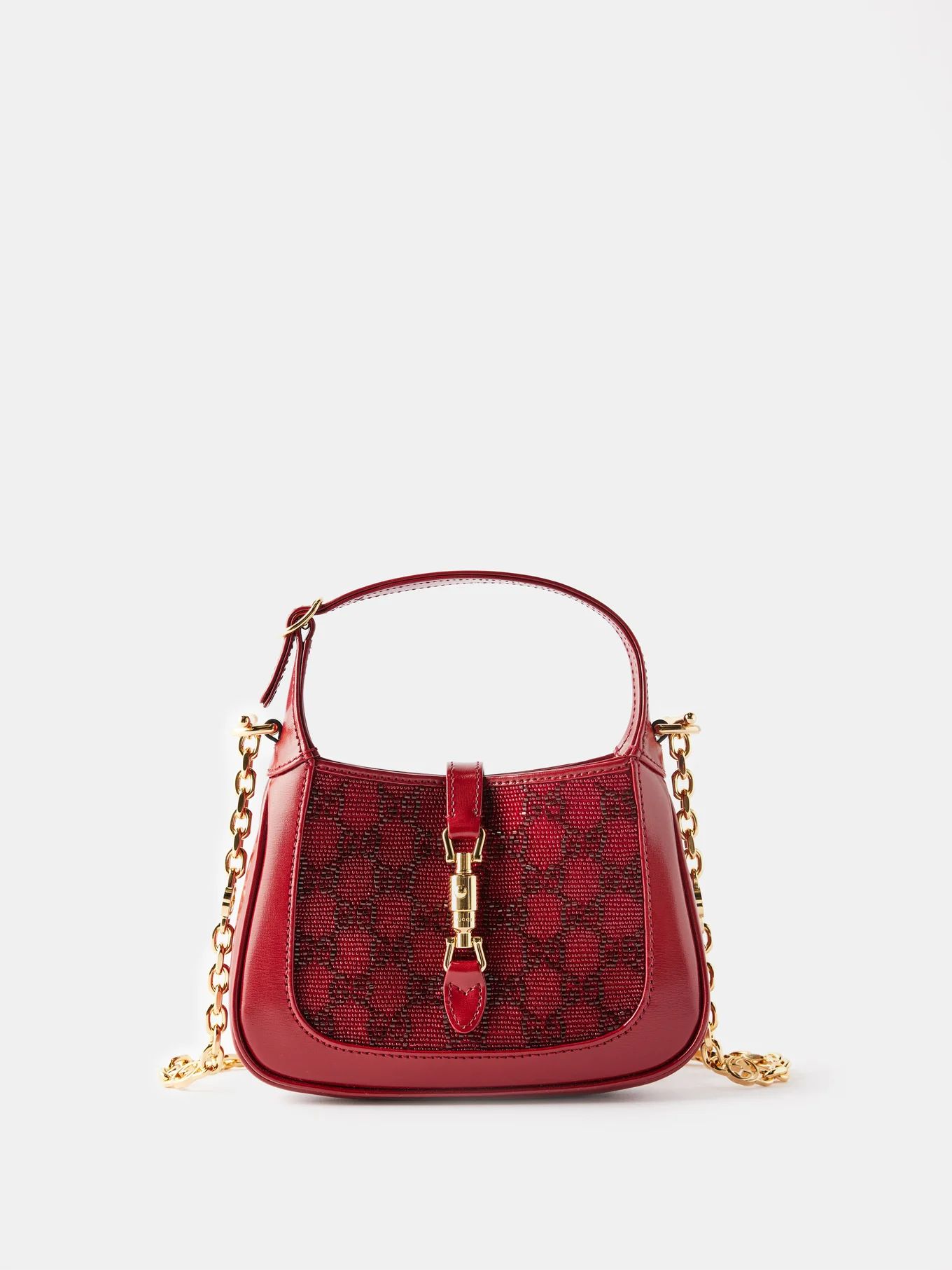 Jackie 1961 small beaded leather shoulder bag | Gucci | Matches (US)