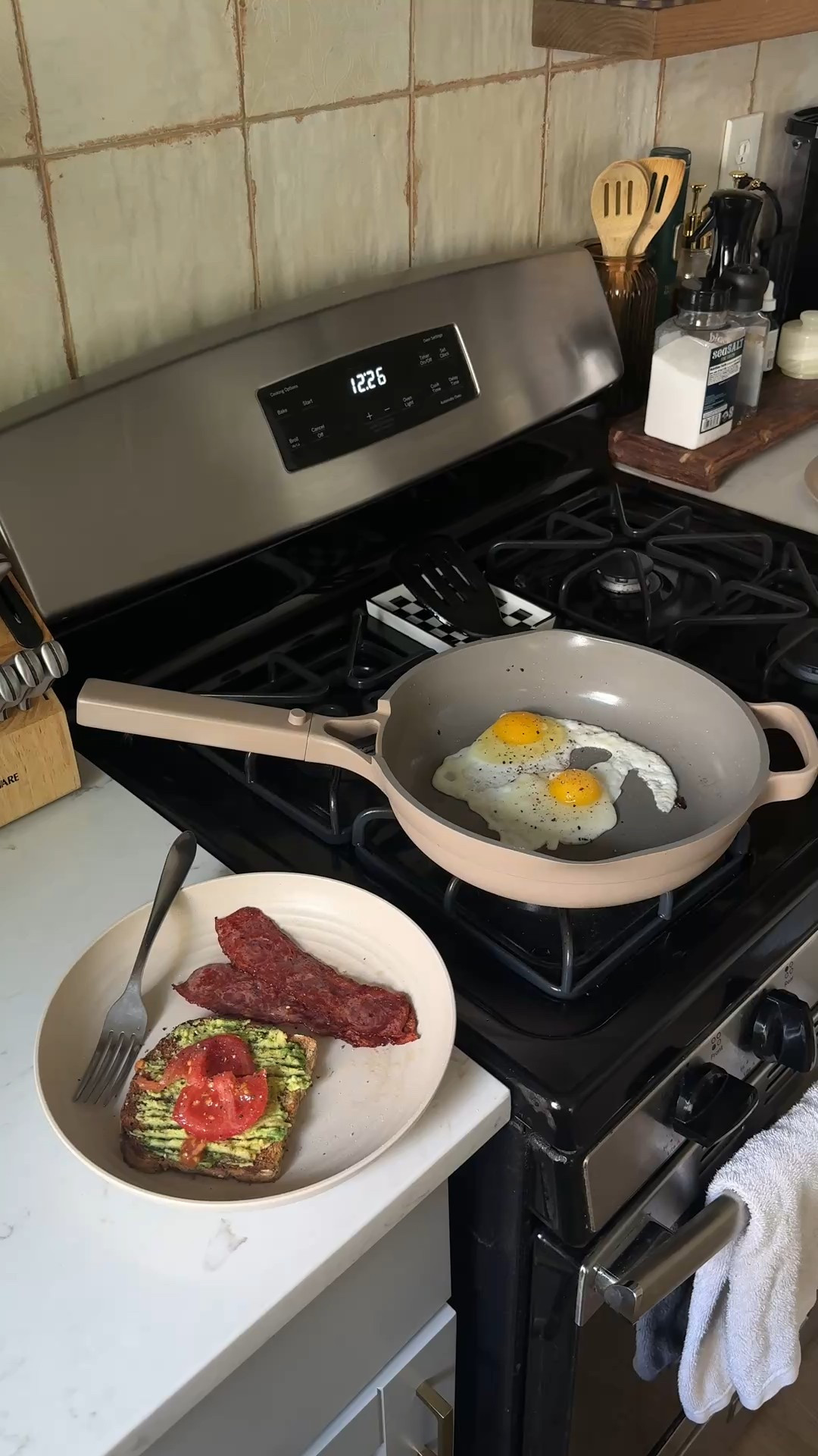 breakfast setup!! My favorite non toxic nonstick pan - it’s so good! I have the medium size. 

#LTKSeasonal #LTKFindsUnder100 #LTKHome
