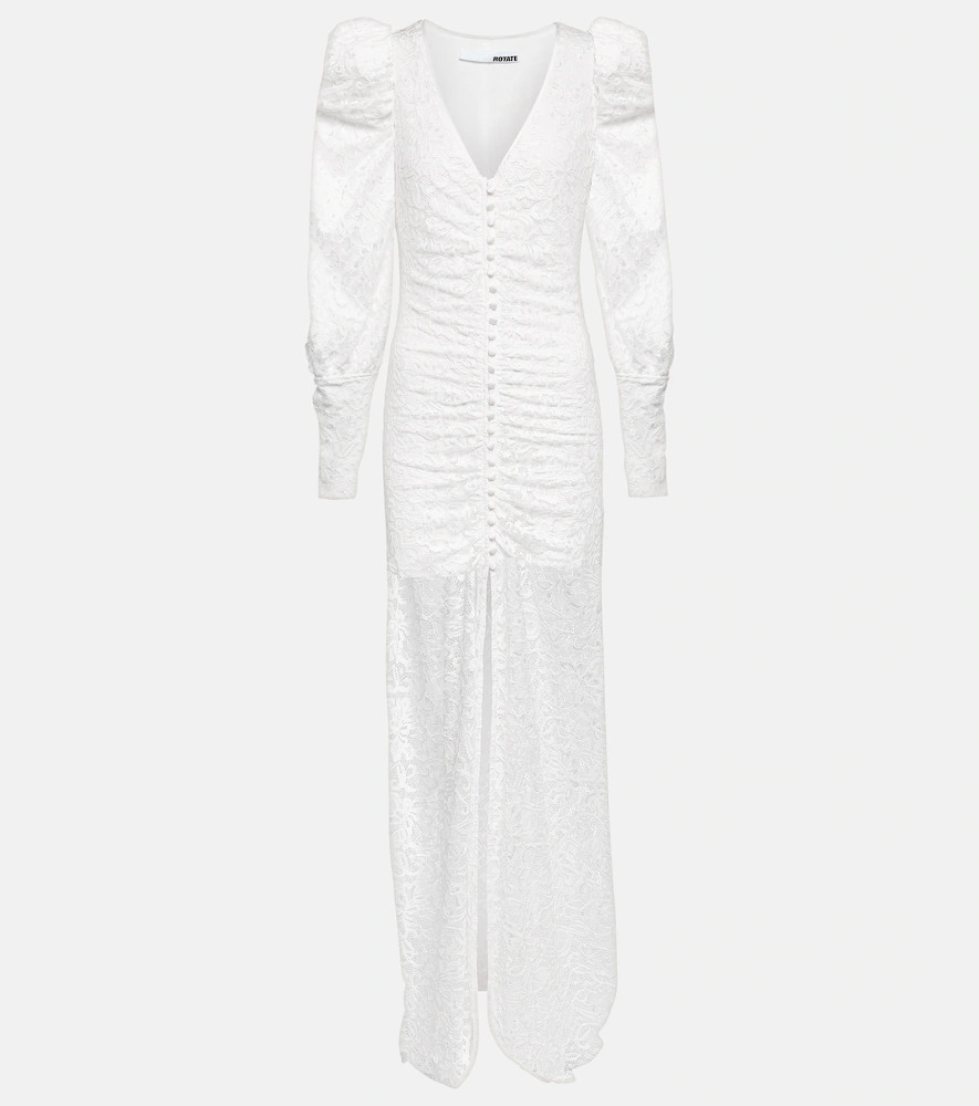 Rotate Bridal - Abito lungo in pizzo | Mytheresa (IT)