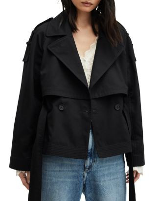 ALLSAINTS Beckette Cropped Trench Coat  | Bloomingdale's Women | Bloomingdale's (US)