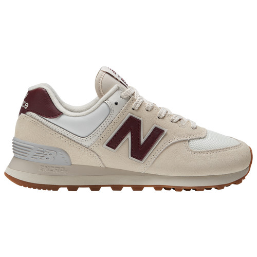 New Balance Womens New Balance 574 - Womens Shoes White/Brown Size 12.0 | Foot Locker (US)