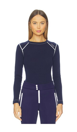 JORDE Zuri Baselayer Top in Navy. - size M | Revolve Clothing (Global)