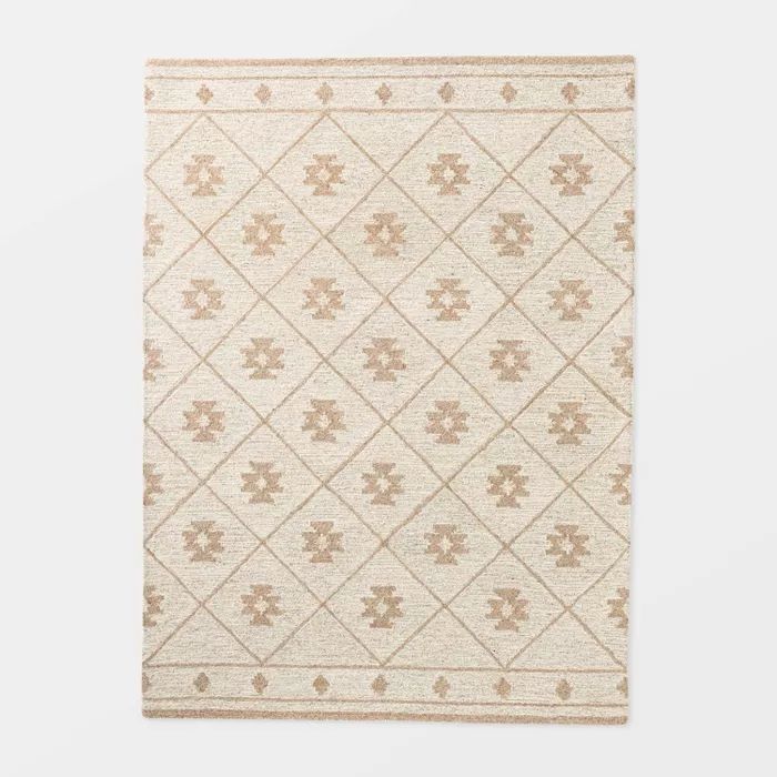 Tremonton Hand Tufted Wool Area Rug Cream - Threshold™ designed with Studio McGee | Target