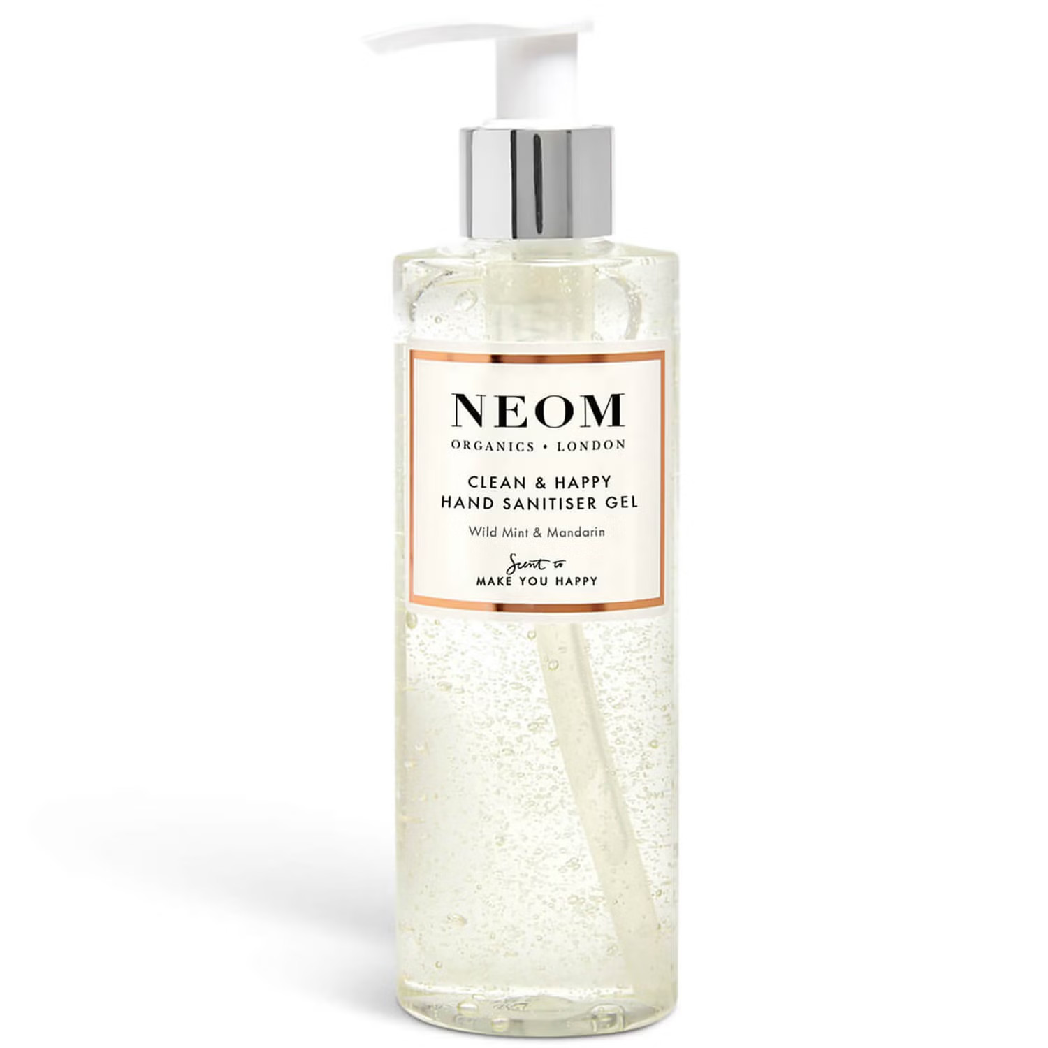 NEOM Clean and Happy Hand Sanitising Gel 250ml | Look Fantastic (ROW)