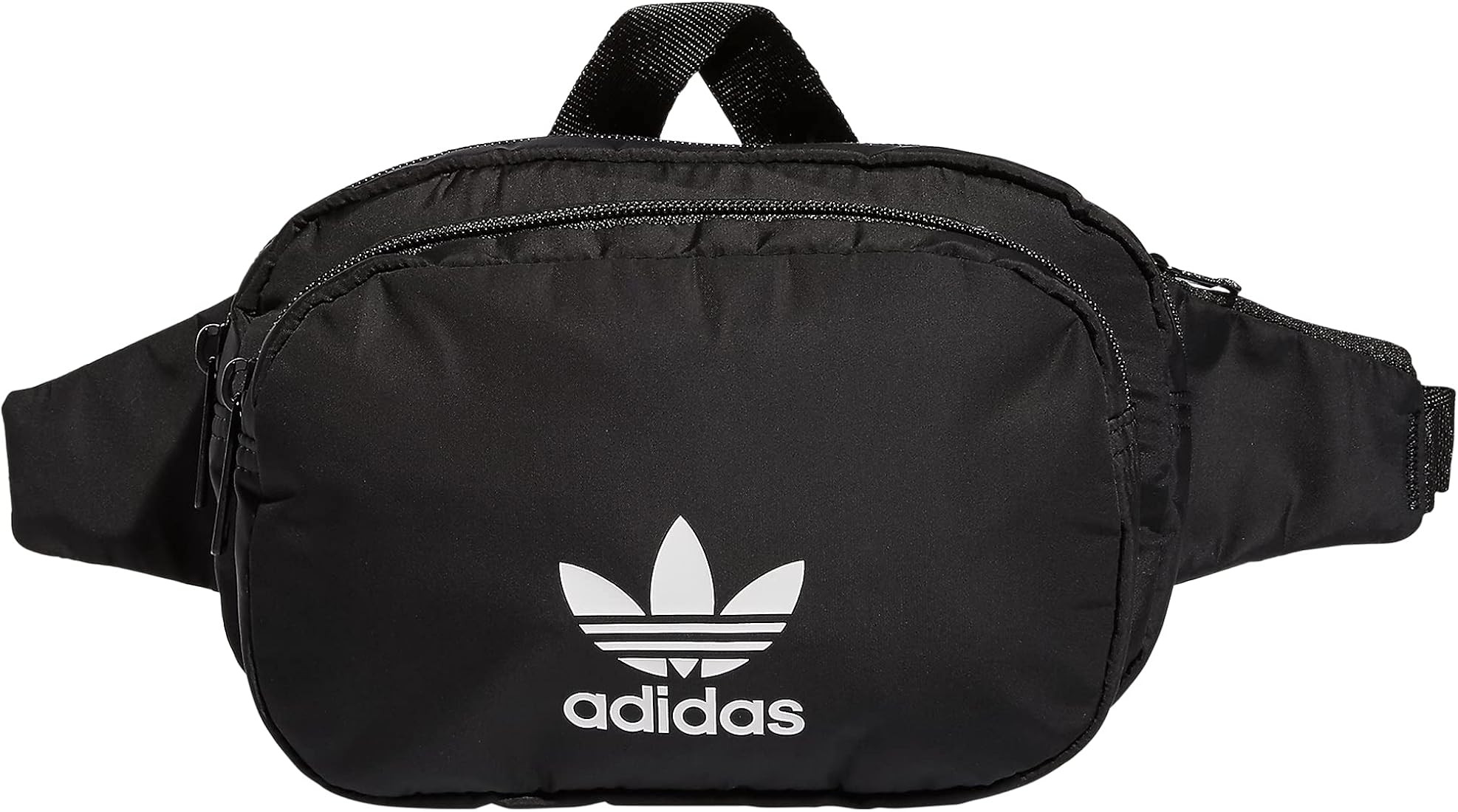 adidas Originals Sport Waist Pack/Travel and Festival Bag, Black/White, One Size | Amazon (US)