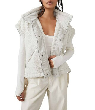 FP Movement Scout It Out Funnelneck Sleeveless Fleece Vest - XS | Dillard's