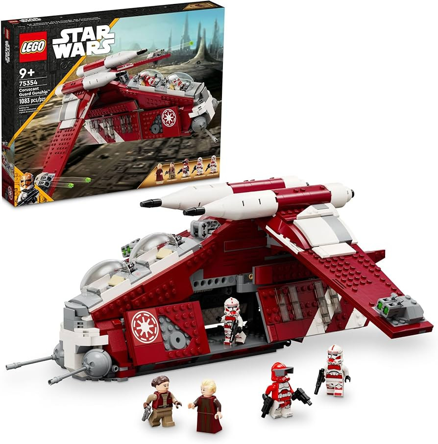LEGO Star Wars: The Clone Wars Coruscant Guard Gunship 75354 Buildable Star Wars Toy for 9 Year O... | Amazon (US)