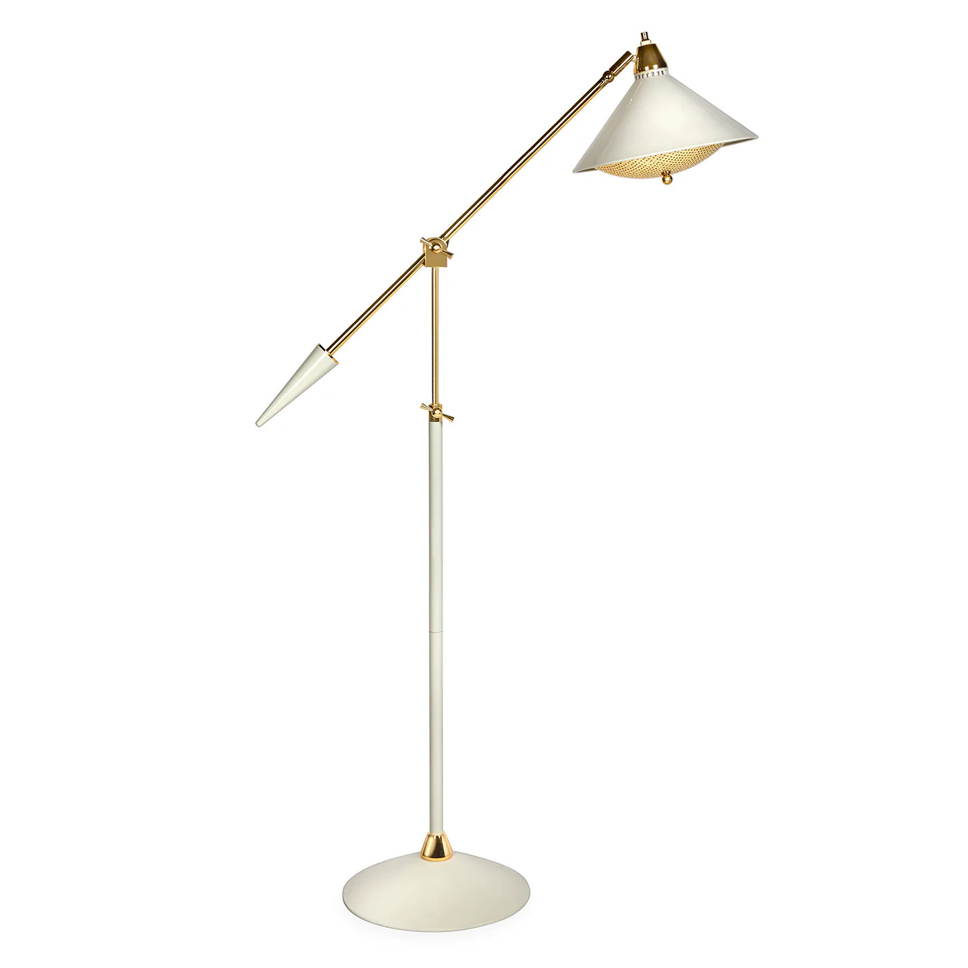 Maxime Task Floor Lamp in Brass | Jonathan Adler | Jonathan Adler US