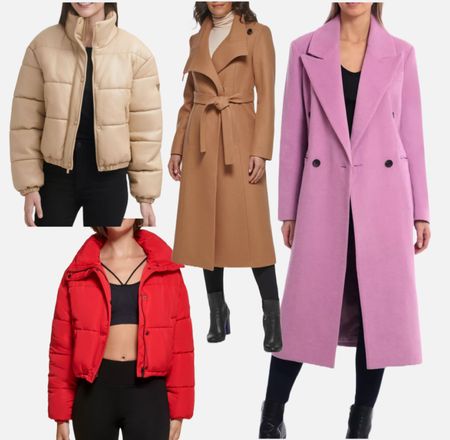 statement puffer coats and long wool coats/jackets #longjacket #women #fashion #redjacket #pufferjackets #pinkcoat #fauxleather

#LTKSale #LTKstyletip #LTKSeasonal