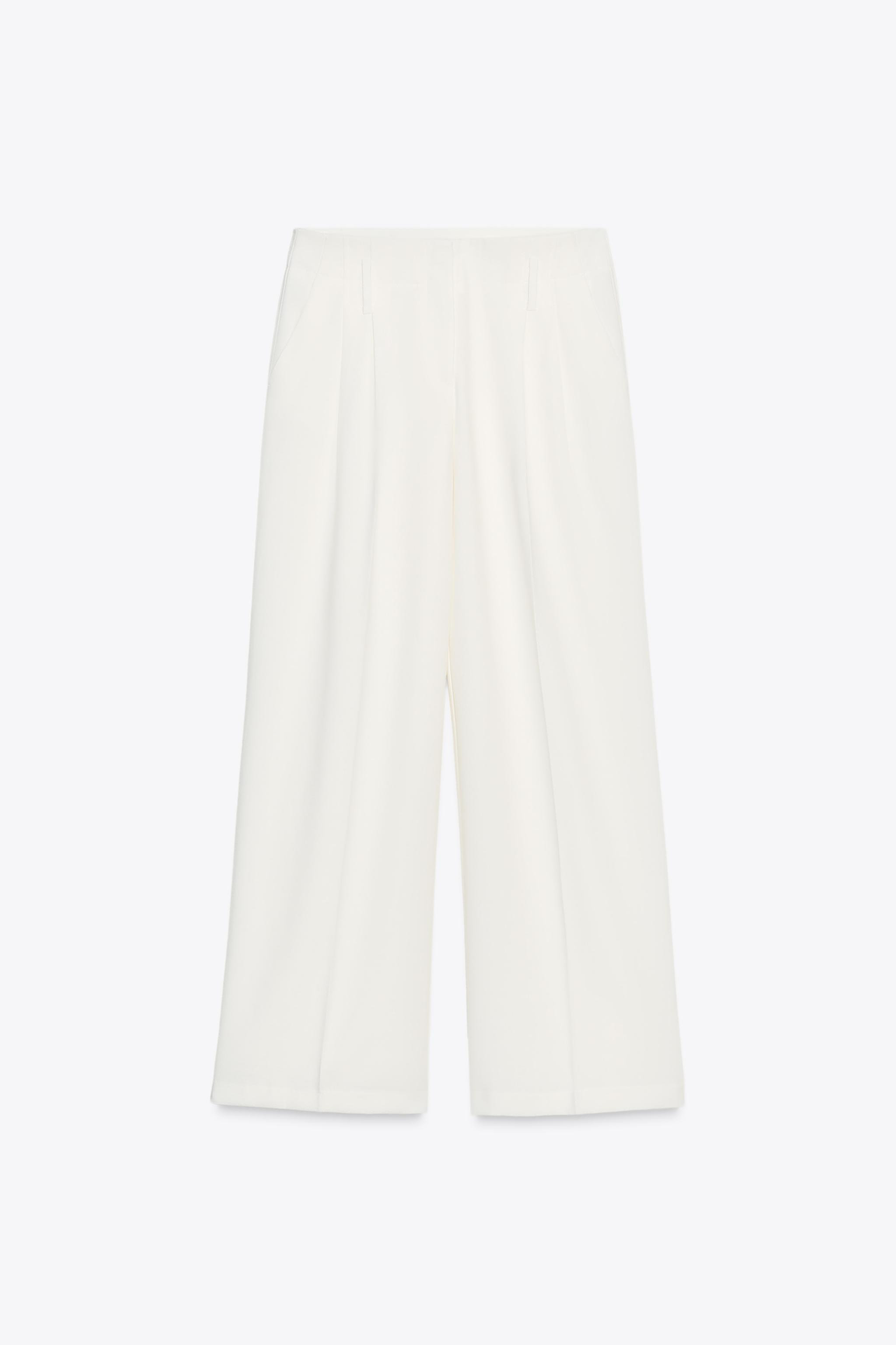 WIDE-LEG TROUSERS WITH DARTS | Zara UK