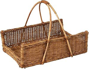 Creative Co-Op Decorative Rattan Hanging, Natural Basket | Amazon (US)