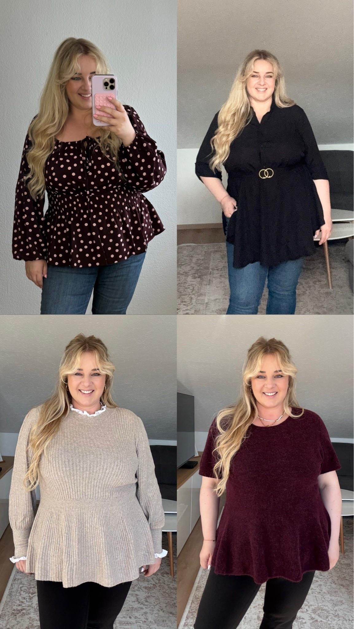 Ausgestellte Oberteile 🍂

Code: 15HERBST und bis 4.10. einmalig 15% sparen

#LTKautumn #LTKFashionMonth #LTKplussize