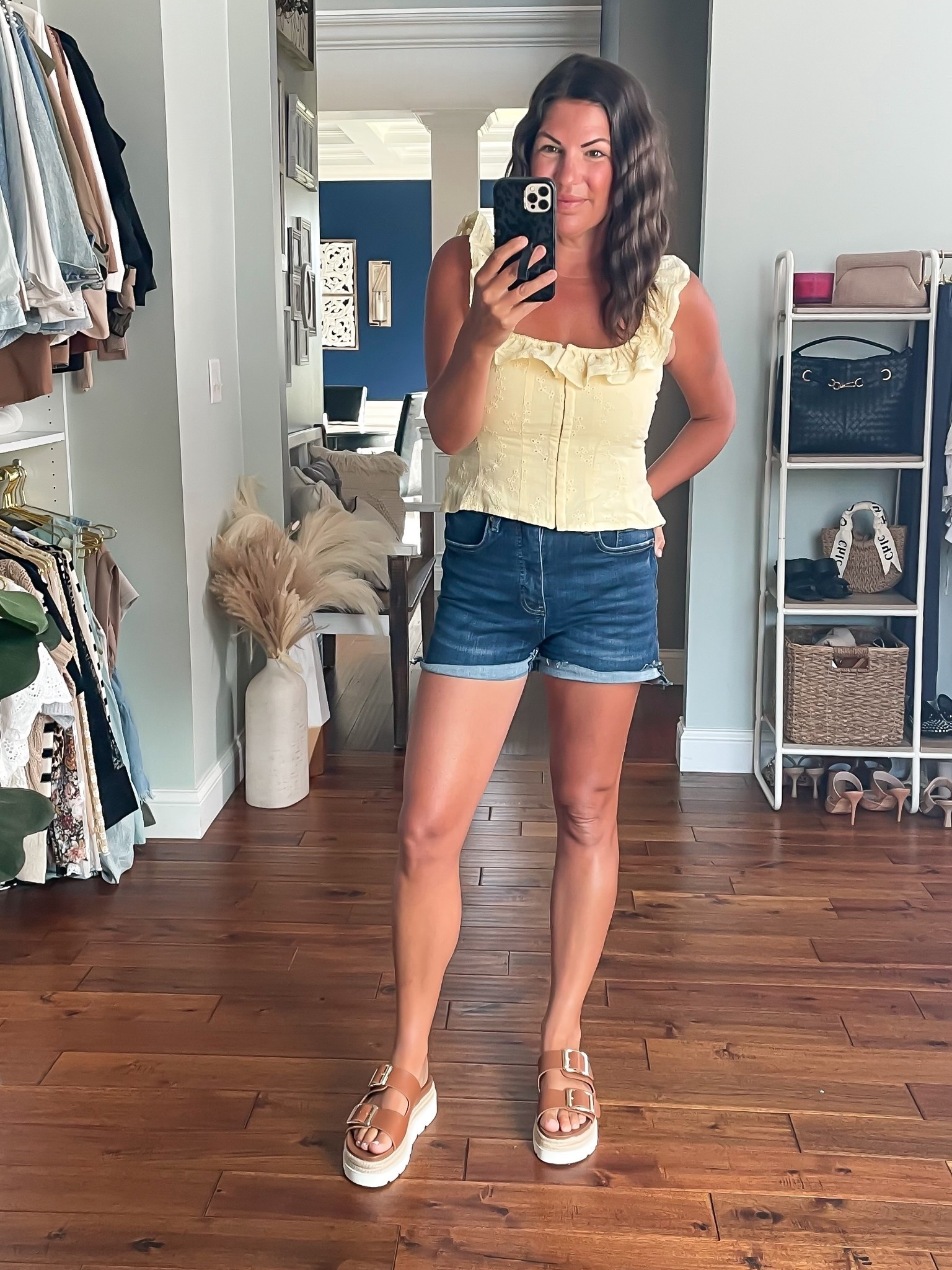 Summer outfit 
Target summer top
Timmy control denim shorts 

#LTKStyleTip #LTKFindsUnder50 #LTKSaleAlert