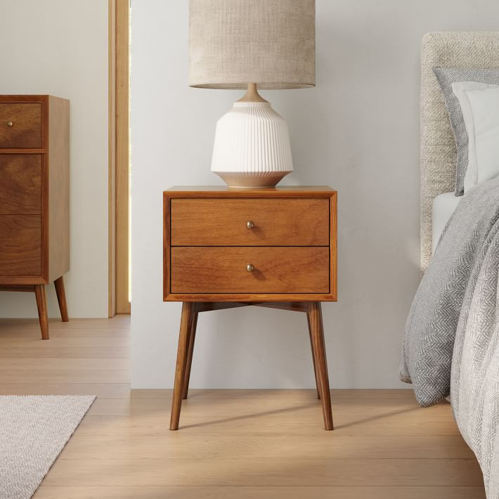 Mid-Century Closed Nightstand (18"–25") | West Elm (US)