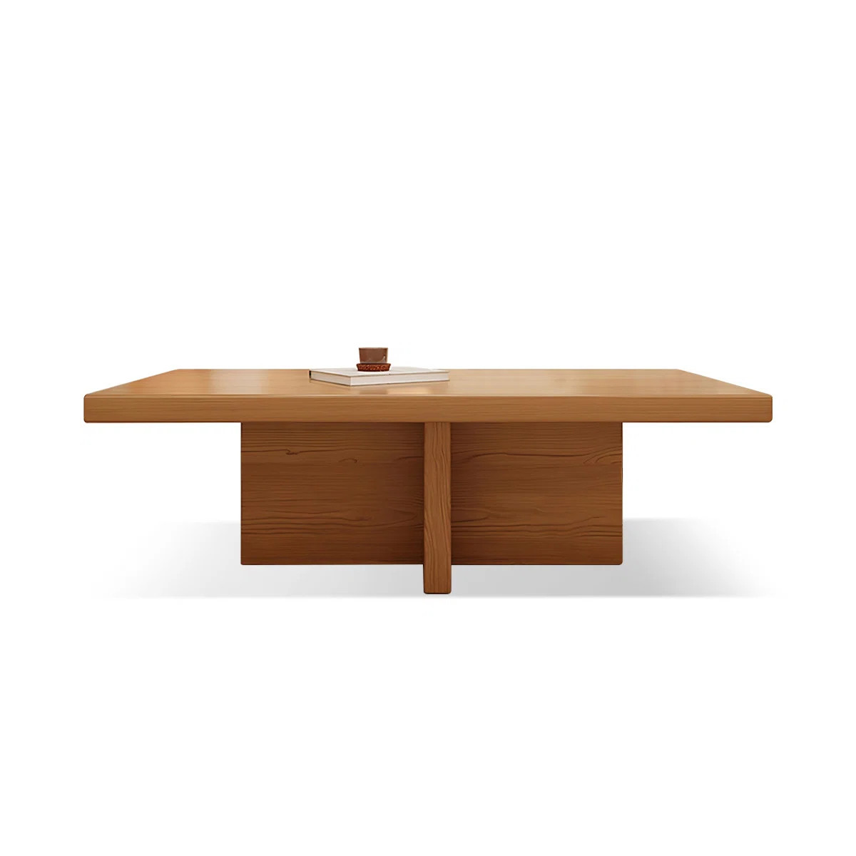 Jenni Dwelstone 47.24" Brown Solid Wood Rectangular Coffee Table | Wayfair | Wayfair North America