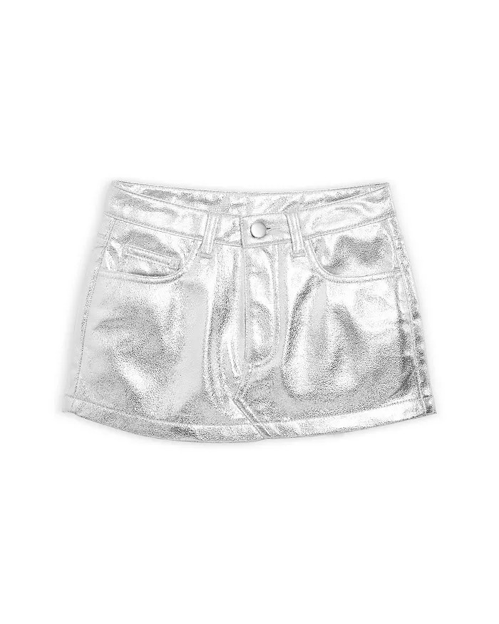 Girls' Jasper Metallic Mini Skirt - Big Kid | Bloomingdale's (US)