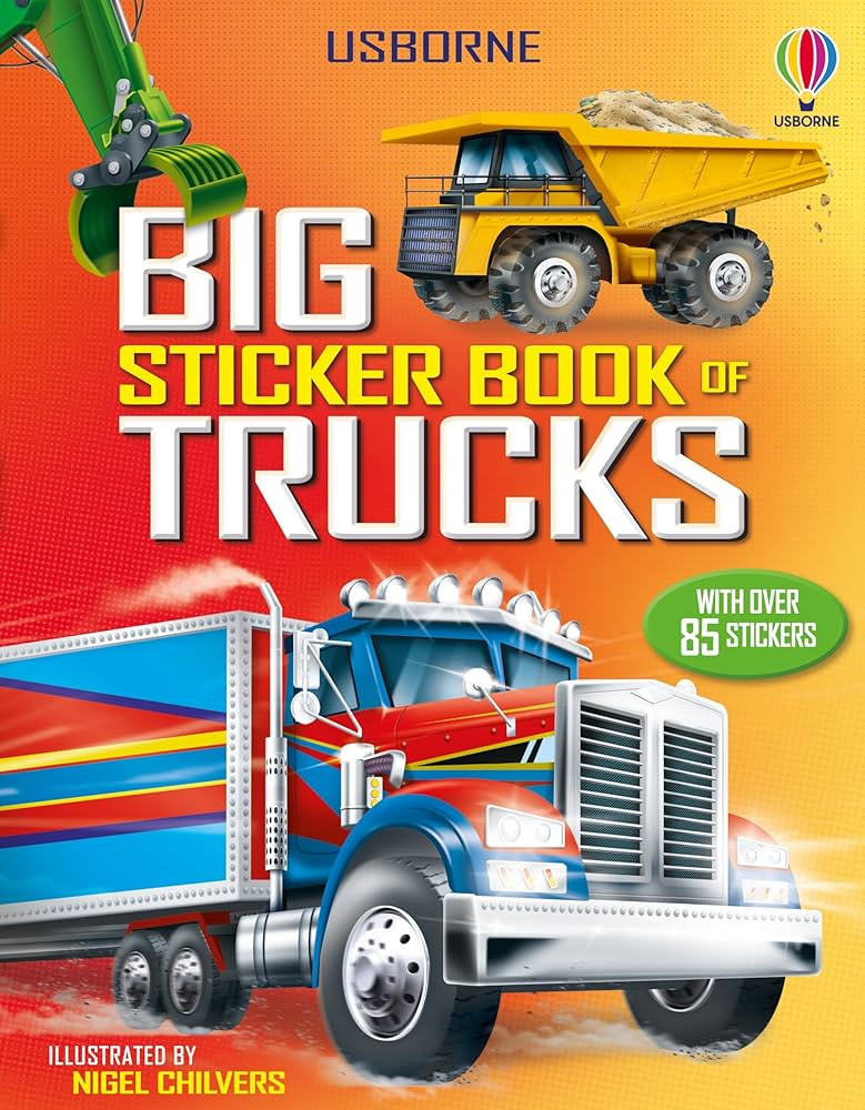 Big Sticker Book of Trucks: An Exciting and Interactive Sticker Book Featuring Fire Trucks and Sn... | Amazon (US)