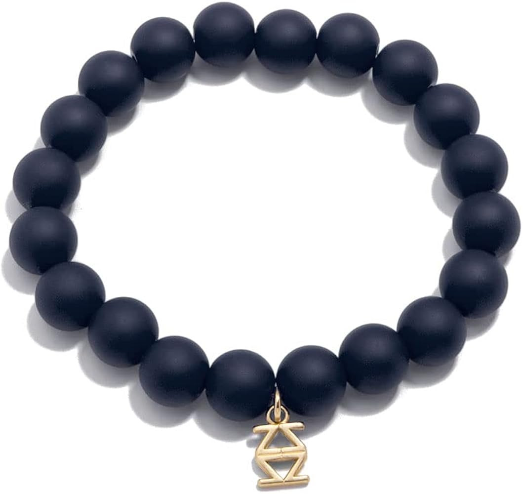 ZENZII Matte Beaded Stretch Bracelet for Women Girls | Amazon (US)